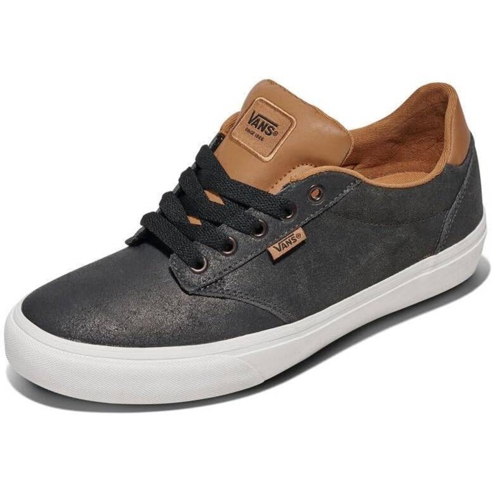 Vans Atwood Deluxe  Black Brown Sneakers VN000CTOYS8 Mens 13